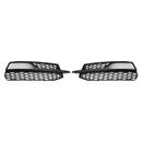 Audi A3 S-Line 8V 2013-2016 Honingraat Mistlamp Grill Voorbumper Onderafdekking Zwart Grille 8V3807681G 8V3807682G-1