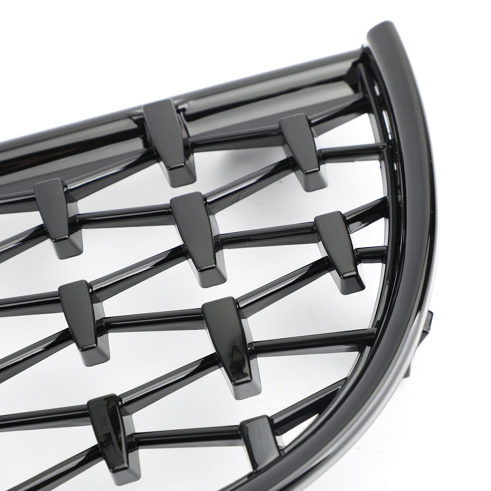 BMW 2005-2008 E90 3 Series 335i/328i/320d/330i/325i Sedan Meteor Black Kidney Grill Mesh Grille