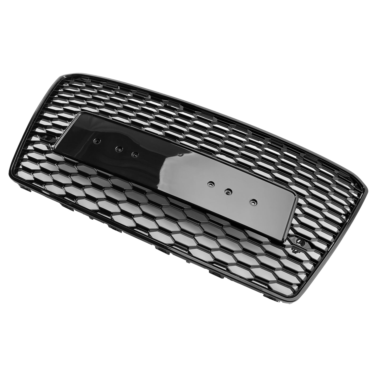 Grille de calandre hexagonale en nid d'abeille style RS7 pour Audi A7/S7 2012-2015, noire