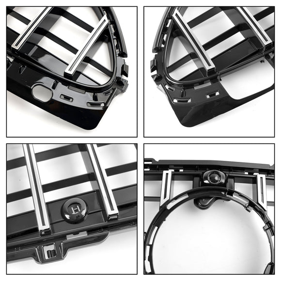 Mercedes Benz Classe C 2021-2023 W206 Griglia di ricambio cromata per paraurti anteriore stile GT