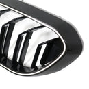 Griglia sostitutiva per paraurti anteriore a doppia stecca per BMW Serie 5 G30 G31 2017-2020 con striscia LED-7