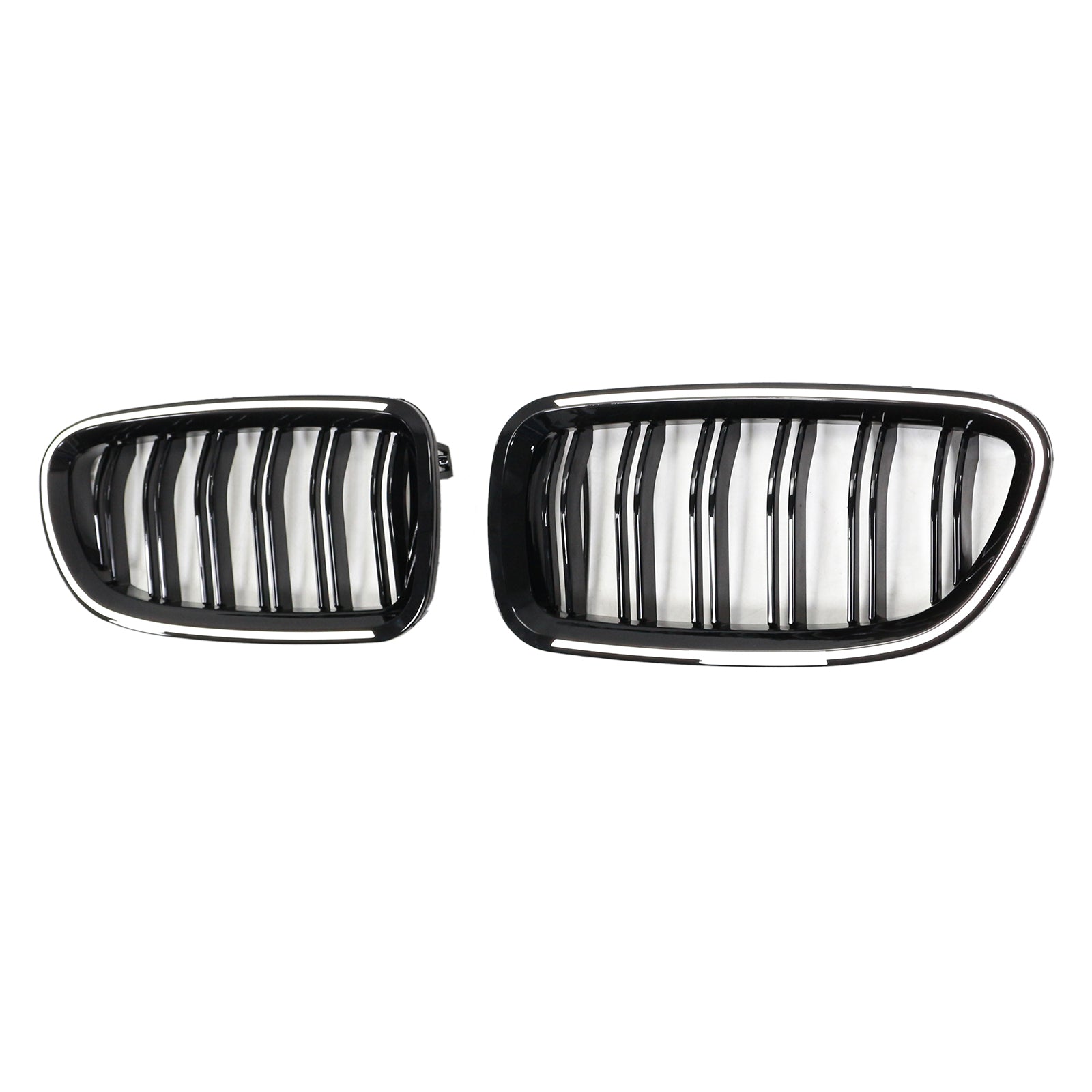 Grille de pare-chocs arrière pour BMW Série 5 F10 F11 2010-2016 Noir brillant