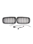 Doppellatten-Frontstoßstangen-Nierengitter, passend für BMW X5/X6 F15 F16 2013–2018-9
