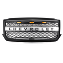 2016-2018 Chevrolet Silverado 1500 Front Bumper Grill Chevrolet Grille Replacement With LED Light-1