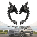 Juego de soporte de faro izquierdo + derecho 80A805608 80A805607 para Audi Q5 SQ5 2018-2020-3