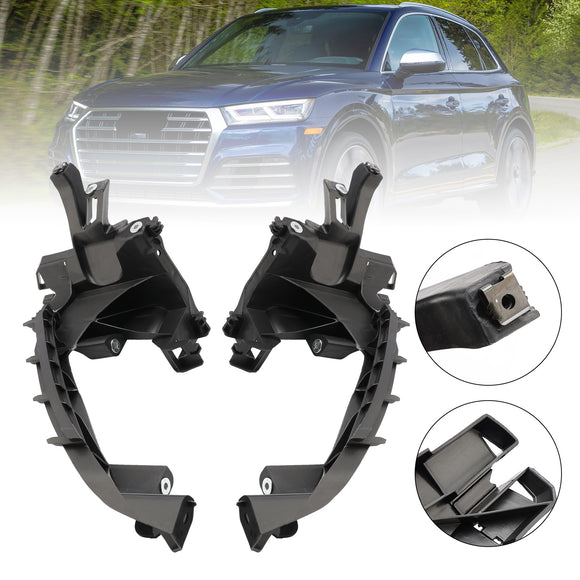 Juego de soporte de faro izquierdo + derecho 80A805608 80A805607 para Audi Q5 SQ5 2018-2020