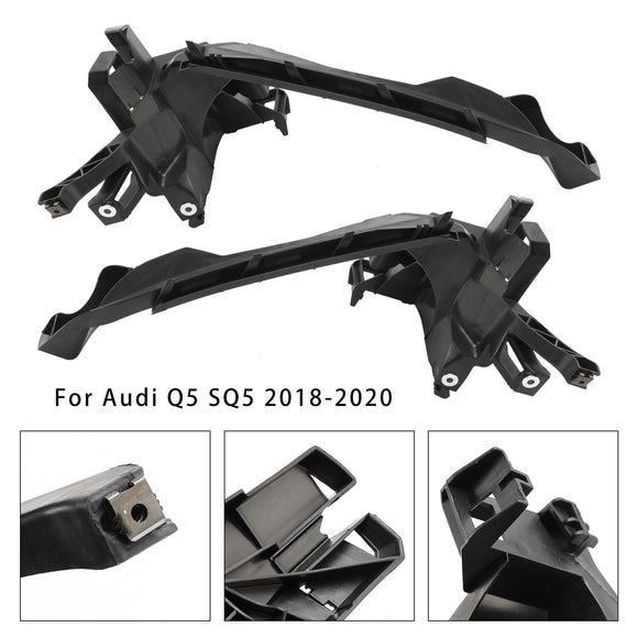 Juego de soporte de faro izquierdo + derecho 80A805608 80A805607 para Audi Q5 SQ5 2018-2020