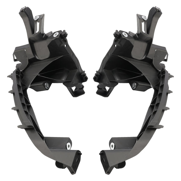 Juego de soporte de faro izquierdo + derecho 80A805608 80A805607 para Audi Q5 SQ5 2018-2020