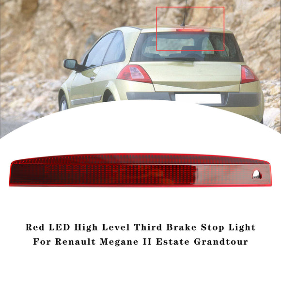 Tercera luz de freno LED roja de alto nivel para Renault Megane II Estate Grandtour