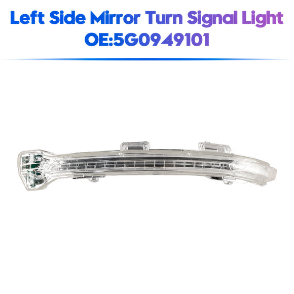 Luz de sinalização do espelho lateral esquerdo para VW Golf 7 VII Touran 5G0949101