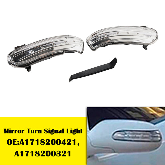 Kirkas LED-sarjan sivupeilin suuntavilkku Mercedes-Benz SLK:lle