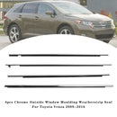 Toyota Venza 2009-2016 4kpl kromi ulkoikkunan listaus tiiviste 757120T010 75712-0T010-3
