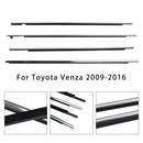 Toyota Venza 2009-2016 4kpl kromi ulkoikkunan listaus tiiviste 757120T010 75712-0T010-5