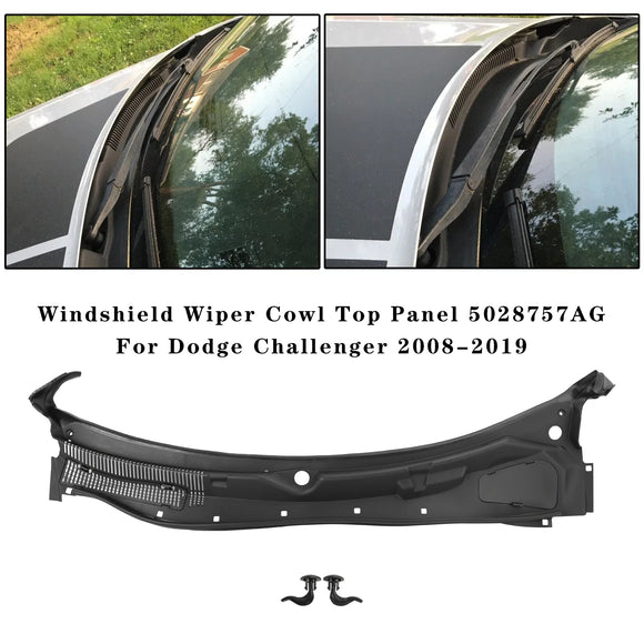 Dodge Challenger 2008-2019 tuulilasinpyyhkijän kopan yläpaneeli 5028757AG 5028757AH
