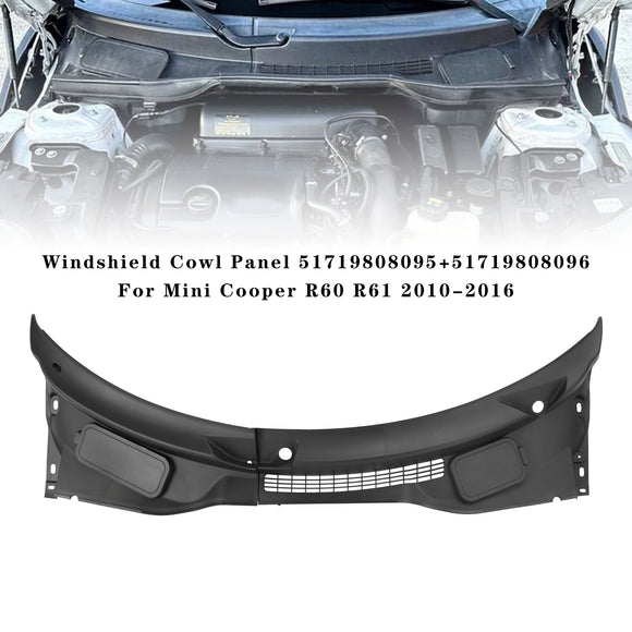 Voorruit Cowl Panel 51719808095 + 51719808096 Voor Mini Cooper R60 R61 2010-2016