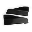 2 stuks 35cm rokspoiler achterlipverlenging rocker splitters winglet vleugels zwart-4