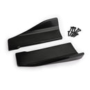 2 stuks 35cm rokspoiler achterlipverlenging rocker splitters winglet vleugels zwart-10