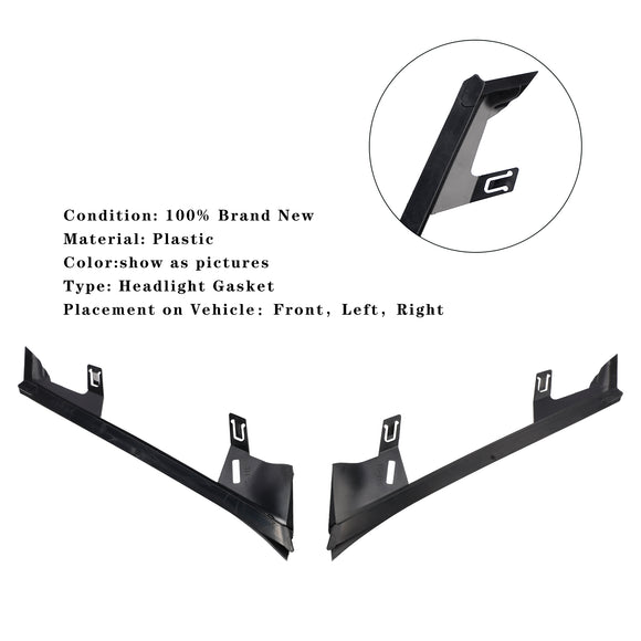 Paire de joints de phares avant gauche et droit, pour BMW série 3 E92/E93 2010 – 2013
