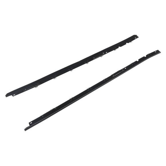 Driver + Passenger Sides Door Panel Outer Window Seals For Corvette 1984-1996