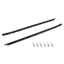 Driver + Passenger Sides Door Panel Outer Window Seals For Corvette 1984-1996-14