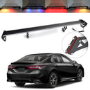 Universele sedan verstelbare aluminium kofferbakvleugel racespoiler met LED-3