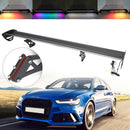 Universele sedan verstelbare aluminium kofferbakvleugel racespoiler met LED-2