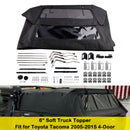 Toyota Tacoma 2005–2015, 4-türig, 1,8 m, weiche Ladeflächenauflage, faltbare Bettkappe-3