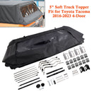 Toyota Tacoma 2016-2023 4-deurs 5ft zachte vrachtwagenbedtopper opvouwbare beddop-3