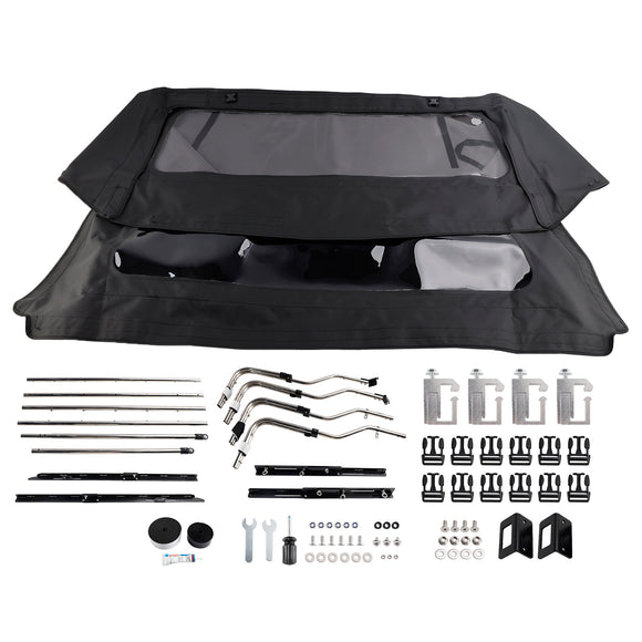 Toyota Tacoma 2016-2023 4-deurs 5ft zachte vrachtwagenbedtopper opvouwbare beddop