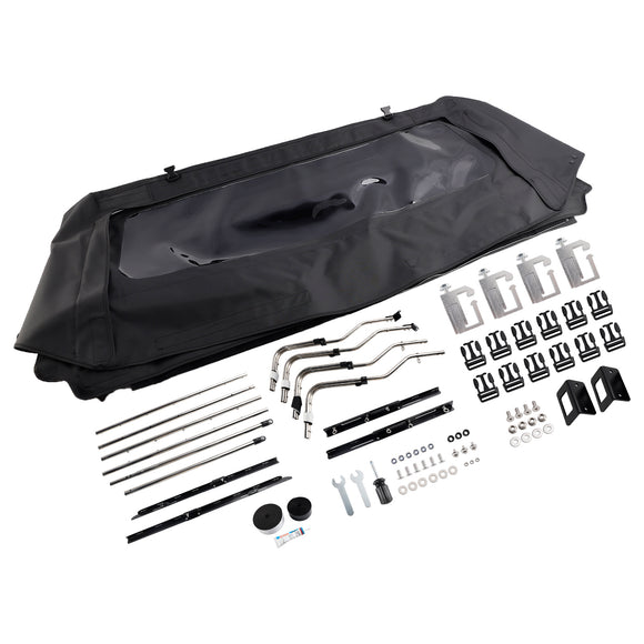 Toyota Tacoma 2016-2023 4-deurs 5ft zachte vrachtwagenbedtopper opvouwbare beddop