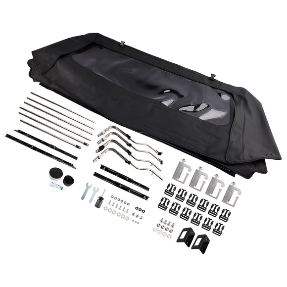 Toyota Tacoma 2016-2023 4-deurs 5ft zachte vrachtwagenbedtopper opvouwbare beddop