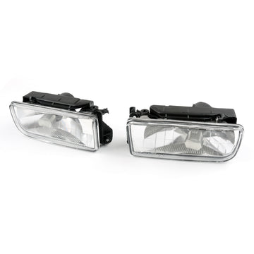 2x Front Bumper Fog Lights Lamps Clear Lens For BMW E36 3 Series 318I 1992-1998