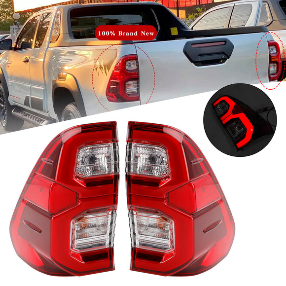 Rear Right & Left LED Tail Light Lamp Pair For Toyota Hilux Revo Rocco 2015-2021