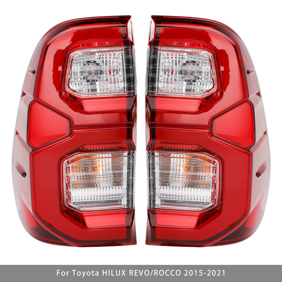 Rear Right & Left LED Tail Light Lamp Pair For Toyota Hilux Revo Rocco 2015-2021