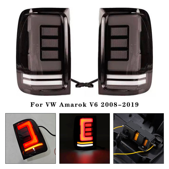 Hinten Rechts & Links LED Rücklicht Lampe Paar Für VW Amarok V6 2008-2019 Rauch
