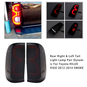 Achter Rechts & Links Achterlicht Lamp Paar Dynamisch Voor Toyota HILUX VIGO 2012-2014 - 0