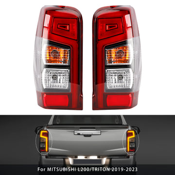 Pair LED Rear Stop Brake Tail Light Lamp For Mitsubishi Triton L200 2019-2023