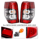 Pair LED Rear Stop Brake Tail Light Lamp For Mitsubishi Triton L200 2019-2023-7