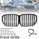 Schwarzer Doppellamellen-Nierengrill vorne, passend für BMW X5 G05 2019–2022, M-Performance-17