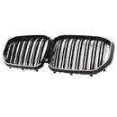 Schwarzer Doppellamellen-Nierengrill vorne, passend für BMW X5 G05 2019–2022, M-Performance-12