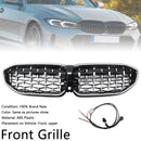 Chrom-Diamant-Nierengrill 51138072085, passend für BMW 3er G20 2019–2022-7