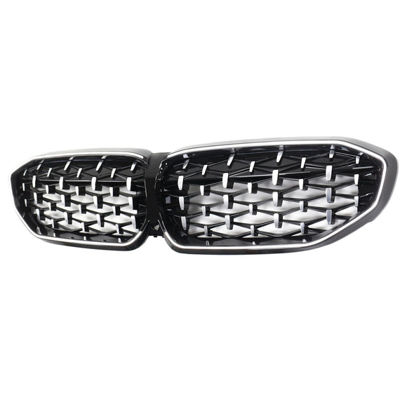 Chrom-Diamant-Nierengrill 51138072085, passend für BMW 3er G20 2019–2022