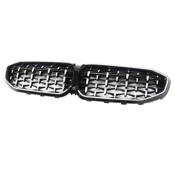 Chrom-Diamant-Nierengrill 51138072085, passend für BMW 3er G20 2019–2022