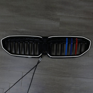 Black Kidney Grille Grill 51138072085 Fit BMW 3 Series G20 2019-2022 M-Style - 0