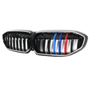 Griglia a rene nera 51138072085 per BMW Serie 3 G20 2019-2022 M-Style-17