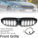 Schwarzer Nierengrill mit doppelten Lamellen 51138072085, passend für BMW 3er G20 2019–2022-5