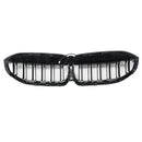 Schwarzer Nierengrill mit doppelten Lamellen 51138072085, passend für BMW 3er G20 2019–2022-3