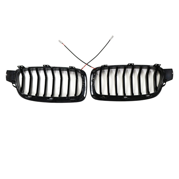 Glänzend schwarzer vorderer Nierengrill, passend für BMW 3er F30 F31 F35 2012–2019