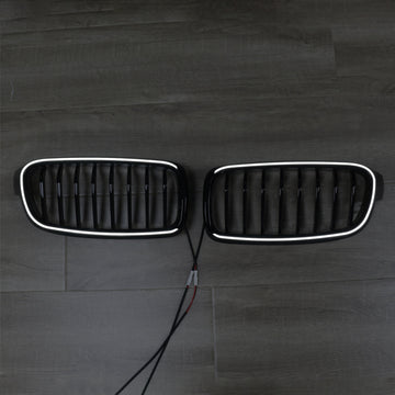 Gloss Black Front Kidney Grille Grill Fit BMW 3 Series F30 F31 F35 2012-2019 - 0