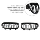 Grade dianteira de rim de ripas duplas para BMW série 3 F30 F31 F35 2012-2019-7
